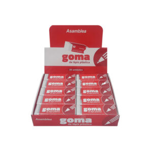 GOMA PLASTICA LAPIZ