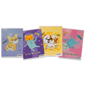 CUADERNO 16X21 TAPA FLEXIBLE MARATON INFANTILES 24 HS RAYADO
