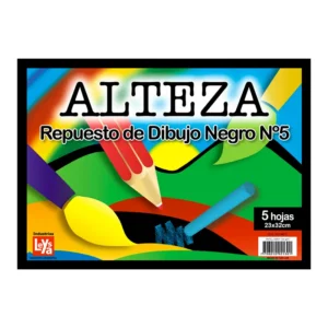 REPUESTO ALTEZA EMBOLSADO Nº 5 DIBUJO NEGRO 5 HJS