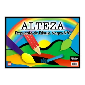 REPUESTO ALTEZA EMBOLSADO Nº 6 DIBUJO NEGRO 5 HJS