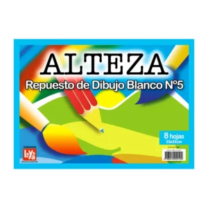 REPUESTO ALTEZA EMBOLSADO Nº 5 DIBUJO BLANCO 8 HS