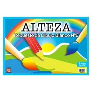 REPUESTO ALTEZA EMBOLSADO Nº 6 DIBUJO BLANCO 8 HS