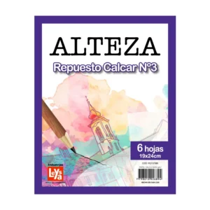 REPUESTO ALTEZA (PAPEL EUROPEO) Nº 3 CALCAR 6 HJS