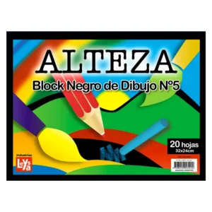 BLOCK ALTEZA DIBUJO 20 HS. NEGRO N°5