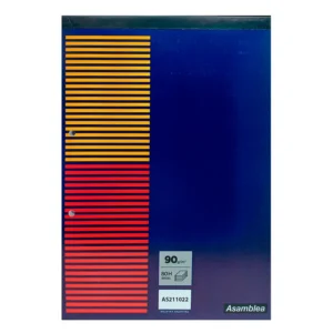 BLOCK ASAMBLEA (90 GR) A4 80 HS RAYADAS