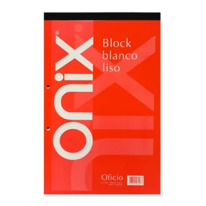BLOCK ONIX OFICIO 80 HS LISAS