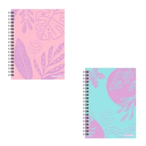 CUADERNO 16X21 TAPA DURA BICOLOR 96 HR