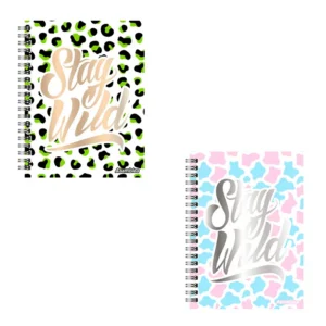 CUADERNO 16X21 TAPA DURA PASTEL STAY WILD 96 HR