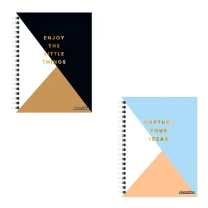 CUADERNO 16X21 TAPA DURA TRIANGULOS 96 HR