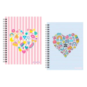 CUADERNO 16X21 TAPA DURA LOVELY 96 HR