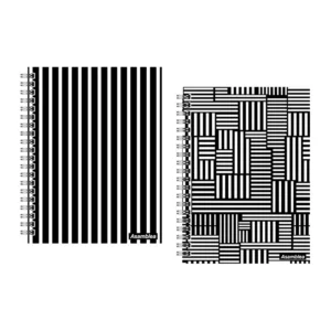 CUADERNO 16X21 TAPA DURA BLACK & WHITE 96 HC