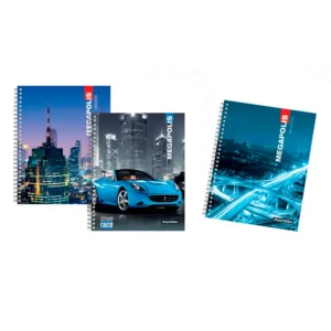 CUADERNO 16X21 TAPA DURA MEGAPOLIS 96 HC