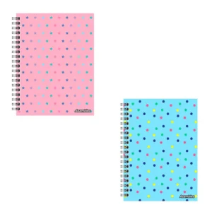 CUADERNO 16X21 TAPA DURA COLORS 120 HR