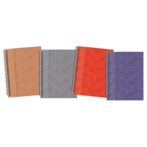CUADERNO 22X29 TAPA DURA VIP CUERO 80 HR (CON EXHIBIDOR)