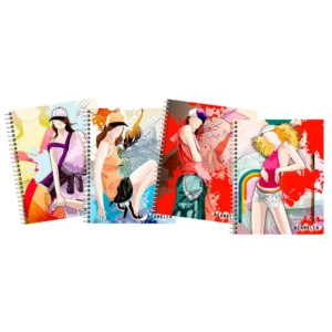 CUADERNO 22X29 TAPA DURA LOOKS 80 HC