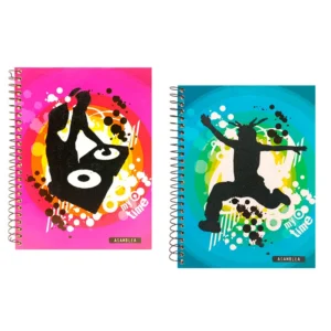 CUADERNO 22X29 TAPA DURA MY TIME FLOCK 80 HC