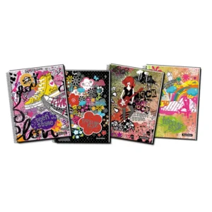CUADERNO 22X29 TAPA DURA TEEN STYLE 80 HC