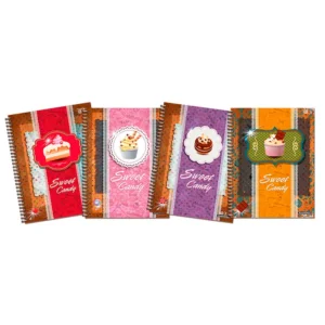 CUADERNO 22X29 TAPA DURA SWEET CANDY 80 HC