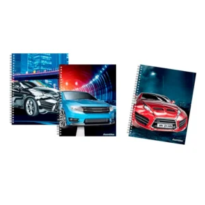 CUADERNO 22X29 TAPA DURA AUTOS 80 HC