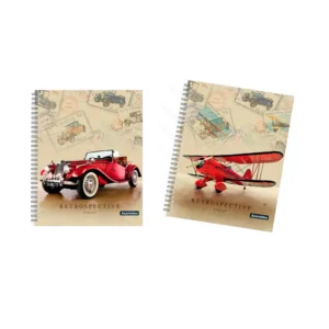 CUADERNO 22X29 TAPA DURA RETROSPECTIVE 120 HR