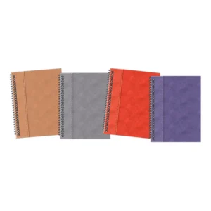 CUADERNO 22X29 TAPA DURA VIP CUERO 120 HC