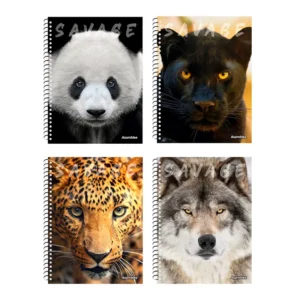 CUADERNO ASAMBLEA ANIMALES SALVAJES 21X29.7 ESP 80 HC