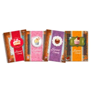 CUADERNO 22X29 TAPA DURA SWEET CANDY 150 HR