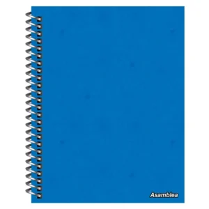 CUADERNO ASAMBLEA 21 X 27 TAPA DURA 100 HR AZUL
