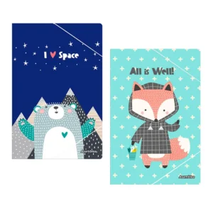 CARPETA 3 SOLAPAS CON ELASTICO SWEET FOREST