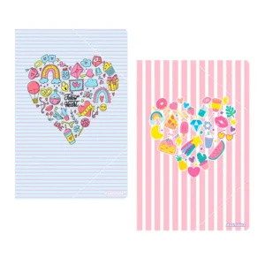 CARPETA 3 SOLAPAS CON ELASTICO LOVELY