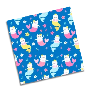 PAPEL DE REGALO 70 X 100 GATO SIRENA