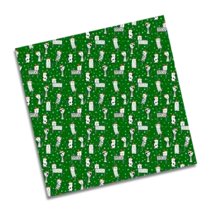 PAPEL DE REGALO 70 X 100 NAVIDAD GATOS CON GORRO