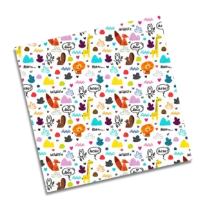 PAPEL DE REGALO 70 X 100 ANIMALITOS BEBES