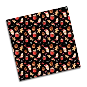 PAPEL DE REGALO 70 X 100 NAVIDAD GALLETAS