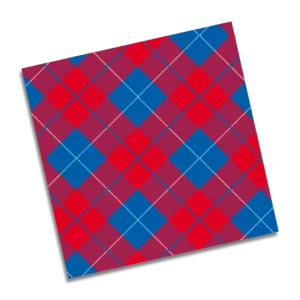 PAPEL DE FORRAR 50 X 70 ESCOCES AZUL Y ROJO