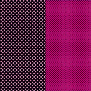 CARTULINA ENTRETENDIA MATE LUNARES FUCSIA NEGRO 50X65