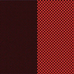 CARTULINA ENTRETENDIA MATE LUNARES ROJO NEGRO 50X65