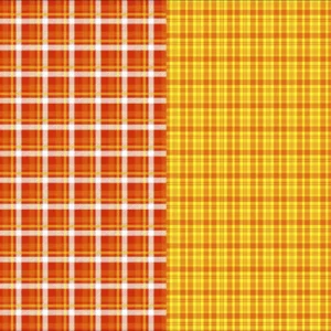 CARTULINA ENTRETENDIA MATE CUADRILLÉ ROJO NARANJA 50X65