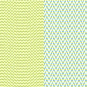 CARTULINA ENTRETENDIA MATE ZIGZAG BLAN. VERDE TURQ. 50X65