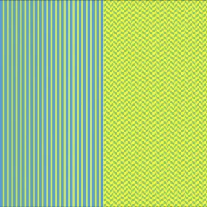 CARTULINA ENTRETENDIA MATE ZIGZAG RAYA VERDE TURQ. 50X65