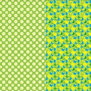 CARTULINA ENTRETENDIA MATE FLOR MARIPOSA VERDE 50X65