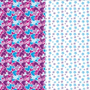 CARTULINA ENTRETENDIA MATE ESTR. CORAZON GRAN VIOL. 50X65