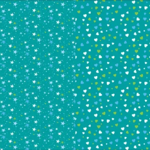 CARTULINA ENTRETENDIA MATE ESTR. CORAZON CHIQ VERDE 50X65