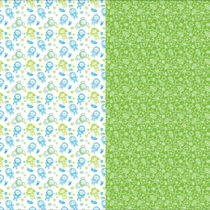 CARTULINA ENTRETENDIA MATE NENES FLORES VERDE 50X65