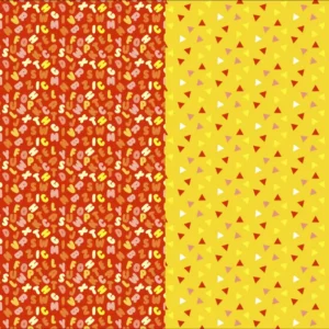 CARTULINA ENTRETENDIA MATE LETRAS TRIANG. ROJO AMA. 50X65