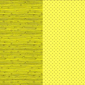 CARTULINA ENTRETENDIA BRILLANTE CORAZÓN LUNAR AMARILLO 50X65