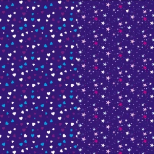 CARTULINA ENTRETENDIA BRILLANTE ESTR. COR. CHIQ VIOL. 50X65