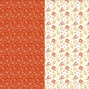 CARTULINA ENTRETENDIA BRILLANTE NENES FLORES ROJO 50X65