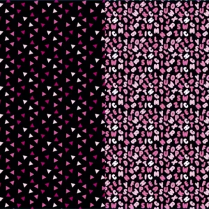 CARTULINA ENTRETENDIA BRILLANTE LETRA TRI. NEG. ROSA 50X65