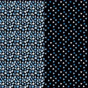 CARTULINA ENTRETENDIA BRILLANTE LETRAS TRI. NEG. TURQ. 50X65